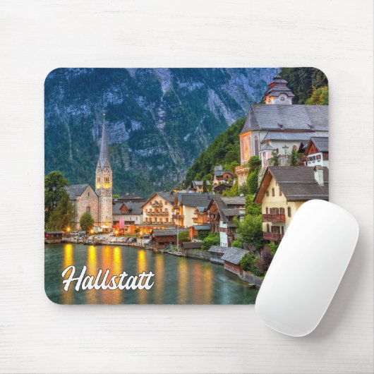 Hallstatt, Österreich Mousepad (Mit Mouse)
