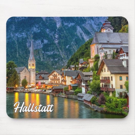 Hallstatt, Österreich Mousepad (Vorne)