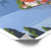 Hallstatt Österreich Poster (Ecke)