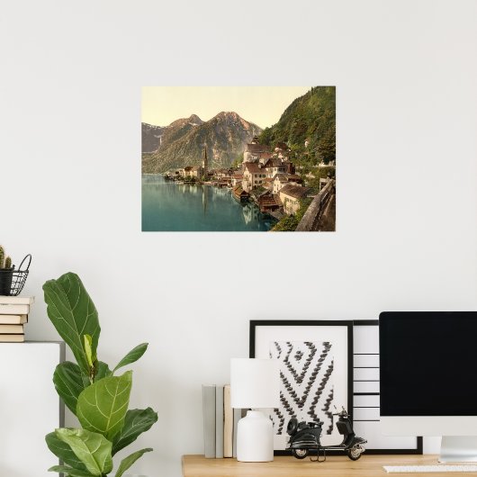 Hallstatt Österreich Poster (Heimbüro)