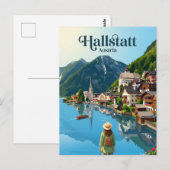 Hallstatt Österreich Postkarte (Vorne/Hinten)