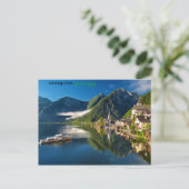Hallstatt Österreich Postkarte (Stehend Vorderseite)