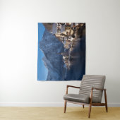 Hallstatt Stadt im Winter im Schnee Wandteppich (Beispiel)