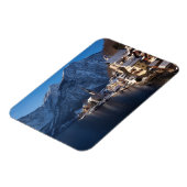 Hallstatt Stadt im Winter Magnet (Linke Seite)