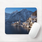 Hallstatt Stadt im Winter Mousepad (Mit Mouse)