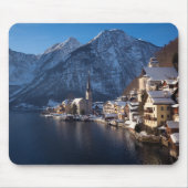 Hallstatt Stadt im Winter Mousepad (Vorne)
