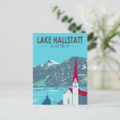 Hallstätter See Österreich Reisen Vintag Postkarte (Stehend Vorderseite)