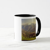 Hallstatter-Sehen Sie (Öl auf Leinwand) Tasse (VorderseiteRechts)