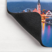 Hallsttatt Nacht Szene, Österreich Mousepad (Ecke)