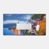 Hallsttatt Nacht Szene, Österreich Schreibtischunterlage (Tastatur & Maus)