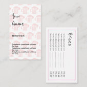 "Hallt" Brauer-Preis-Karten wider Visitenkarte (Vorne/Hinten)