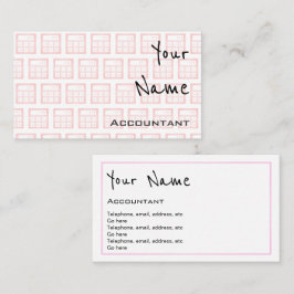 "Hallt" Buchhalter-Visitenkarten wider Visitenkarte