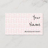 "Hallt" Buchhalter-Visitenkarten wider Visitenkarte (Vorderseite)