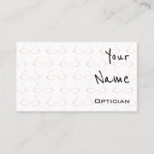 "Hallt" Optiker-Visitenkarten wider Visitenkarte (Vorderseite)