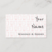 "Hallt" Windows und Tür-Visitenkarten wider Visitenkarte (Vorderseite)