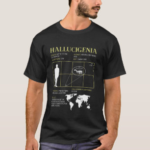 Hallucigenia Fossil Extinct Alien Aussehen Wurm T-Shirt