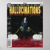 Halluzinationen Comic-Abdeckung PVRIS Poster (Vorne)
