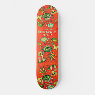 Halluzinogene Pflanze Skateboard