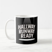 Hallway Runway Ready Sassy Bold School Girl Kaffeetasse (Links)