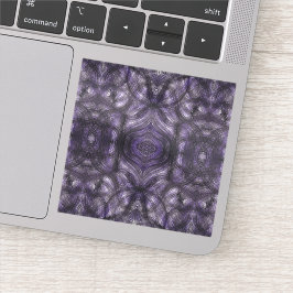 Hallways Abstract Dark Purple Black Watercolor Art Aufkleber