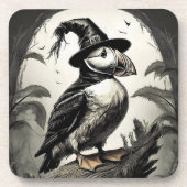 Hallween Puffin Getränkeuntersetzer (Vorderseite)