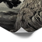 Hallween Puffin Poster (Ecke)