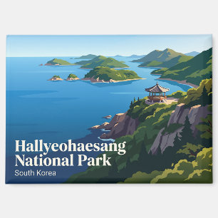 Hallyeohaesang Nationalpark Südkorea Magnet