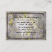 Halmorte Bohemisches einzigartiges berufliches Visitenkarte (Rückseite)