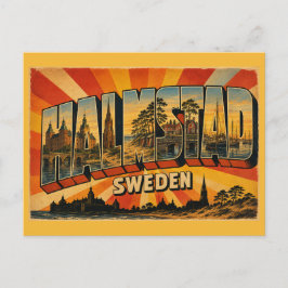Halmstad Schweden Badeort Postkarte
