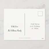 Halo around Candle Flame Elegante Gold Weihnachten (Rückseite)