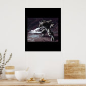 Halo Elite Artwork Energy Sword Poster (Küche)