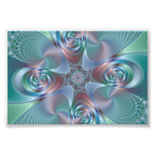 Halo - Fraktal Fotodruck (Vorne)