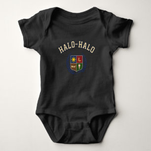 HALO-HALO College Vibes > BLACK Bodysuit (Baby) Baby Strampler