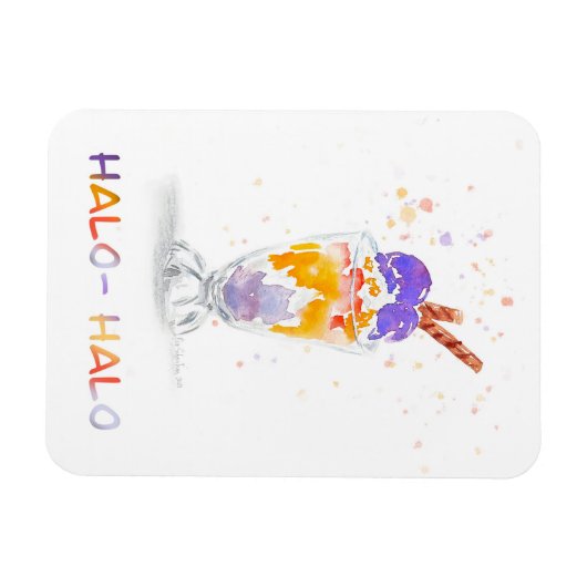 Halo Halo Ref Magnet (Horizontal)