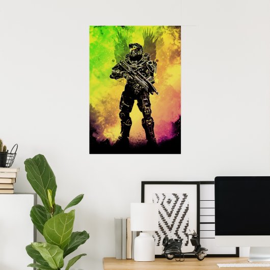 Halo Master Chief Poster (Heimbüro)