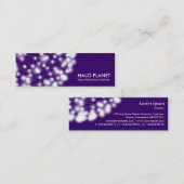 Halo-Planet - Deep Purple Mini Visitenkarte (Vorne/Hinten)