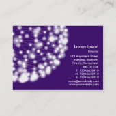 Halo Planet - Tief Lila Visitenkarte (Rückseite)