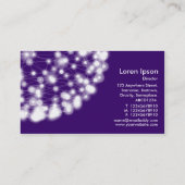 Halo Planet - Tief Lila Visitenkarte (Rückseite)