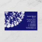 Halo Planet - Tiefe Marine Visitenkarte (Rückseite)