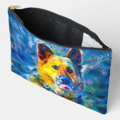 Halo: Portrait eines deutschen Hirten Zubehörtasche (Offen)