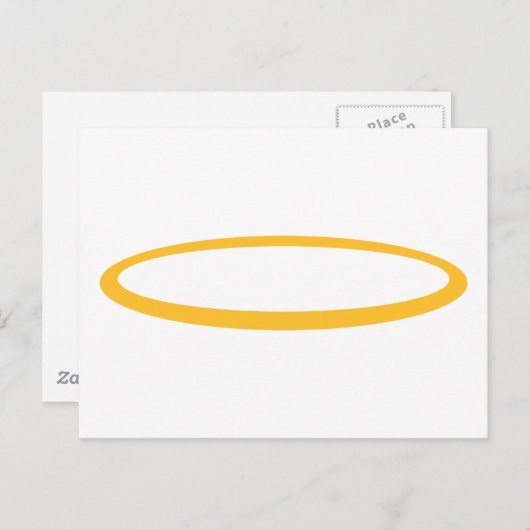 Halo Postkarte (Vorne/Hinten)