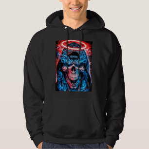 Halo Schädel Drip Hoodie