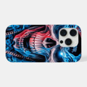 ​Halo Skull Drip iPhone Hülle (Rückseite (Horizontal))