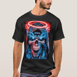 Halo Totenkopf Drip T-Shirt