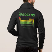 Halogene Zipper Hoodie (mit Website) (Rückseite)