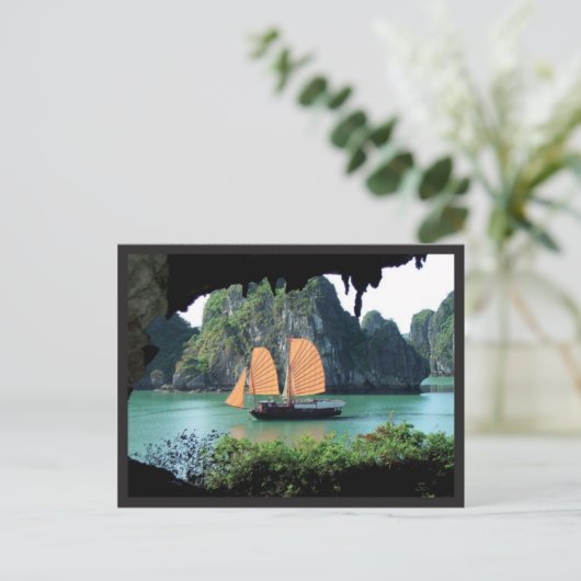 Halong Bay - Postkarte (Stehend Vorderseite)