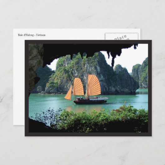 Halong Bay - Postkarte (Vorne/Hinten)