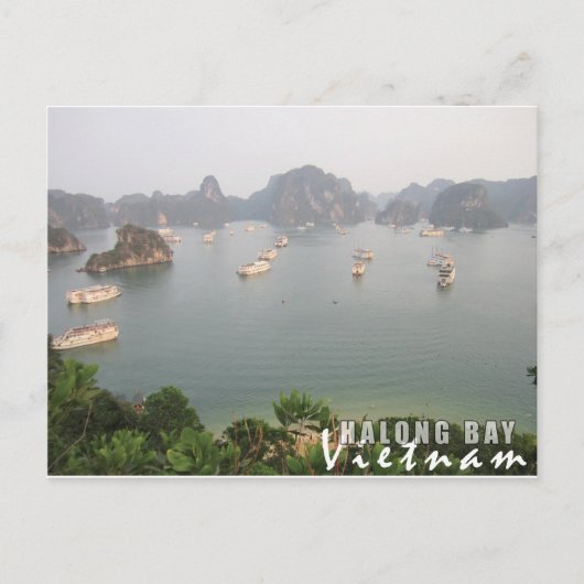 Halong Bay, Vietnam Postkarte (Vorderseite)