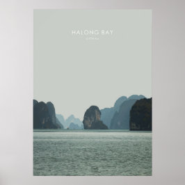 Halong Bay, Vietnam Travel Artwork Poster