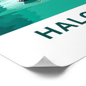 Halong Bay Vietnam Travel Print Poster (Ecke)